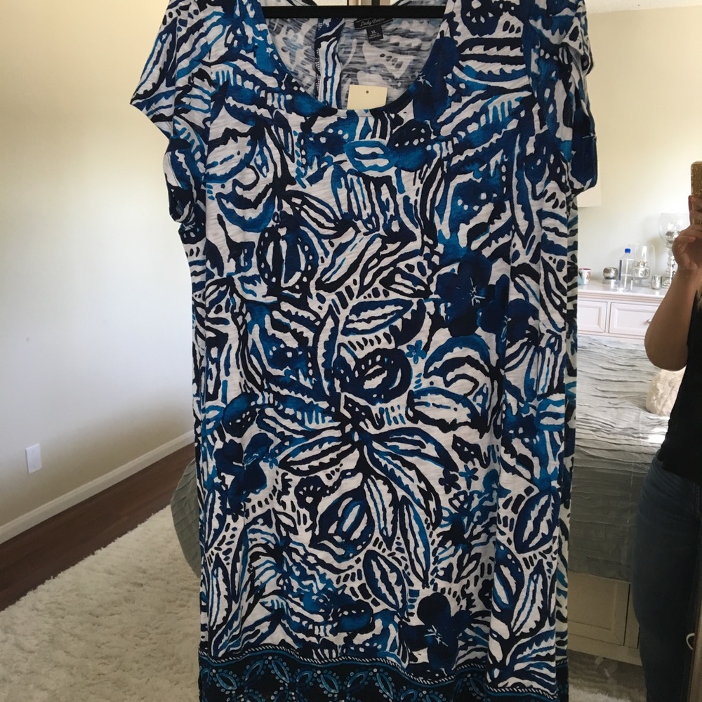 Lucky Brand Printed TShirt Dress