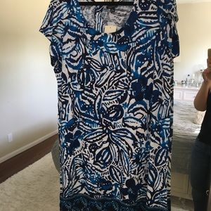 Lucky Brand Printed TShirt Dress