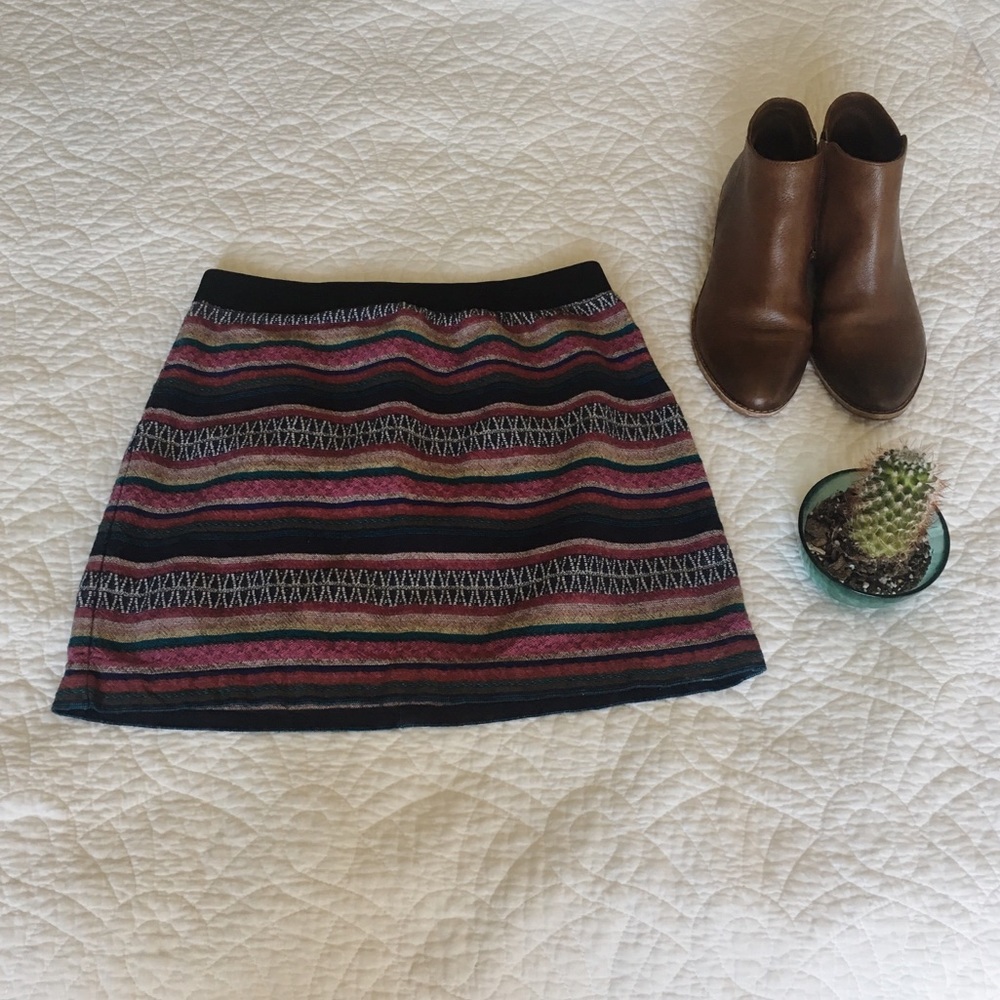 American Eagle Outfitters Tribal Mini Skirt