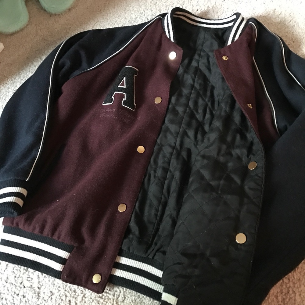 Vintage Baseball Jacket (Initial A) - image 2