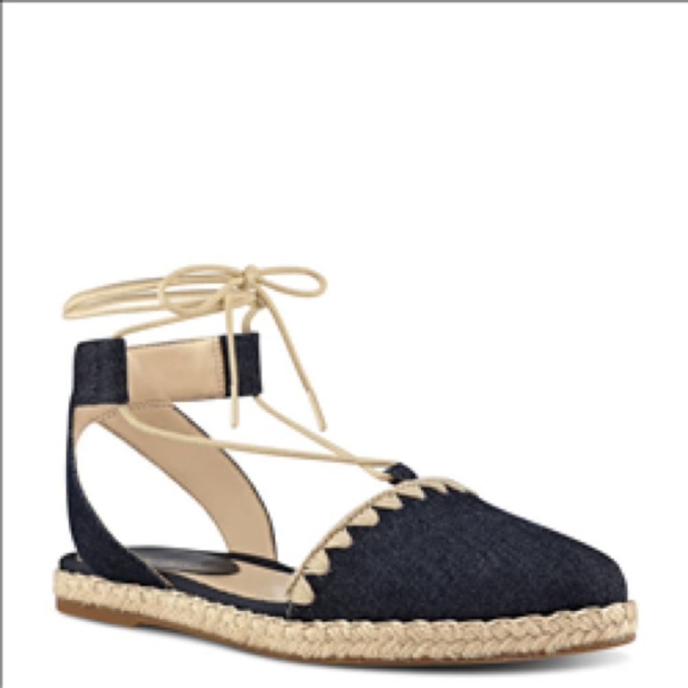 Dark Navy Denim Espadrilles 🎉Host Pick🎉