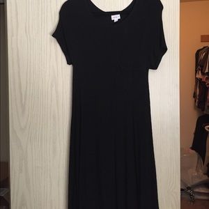 Small solid black LuLaRoe Carly