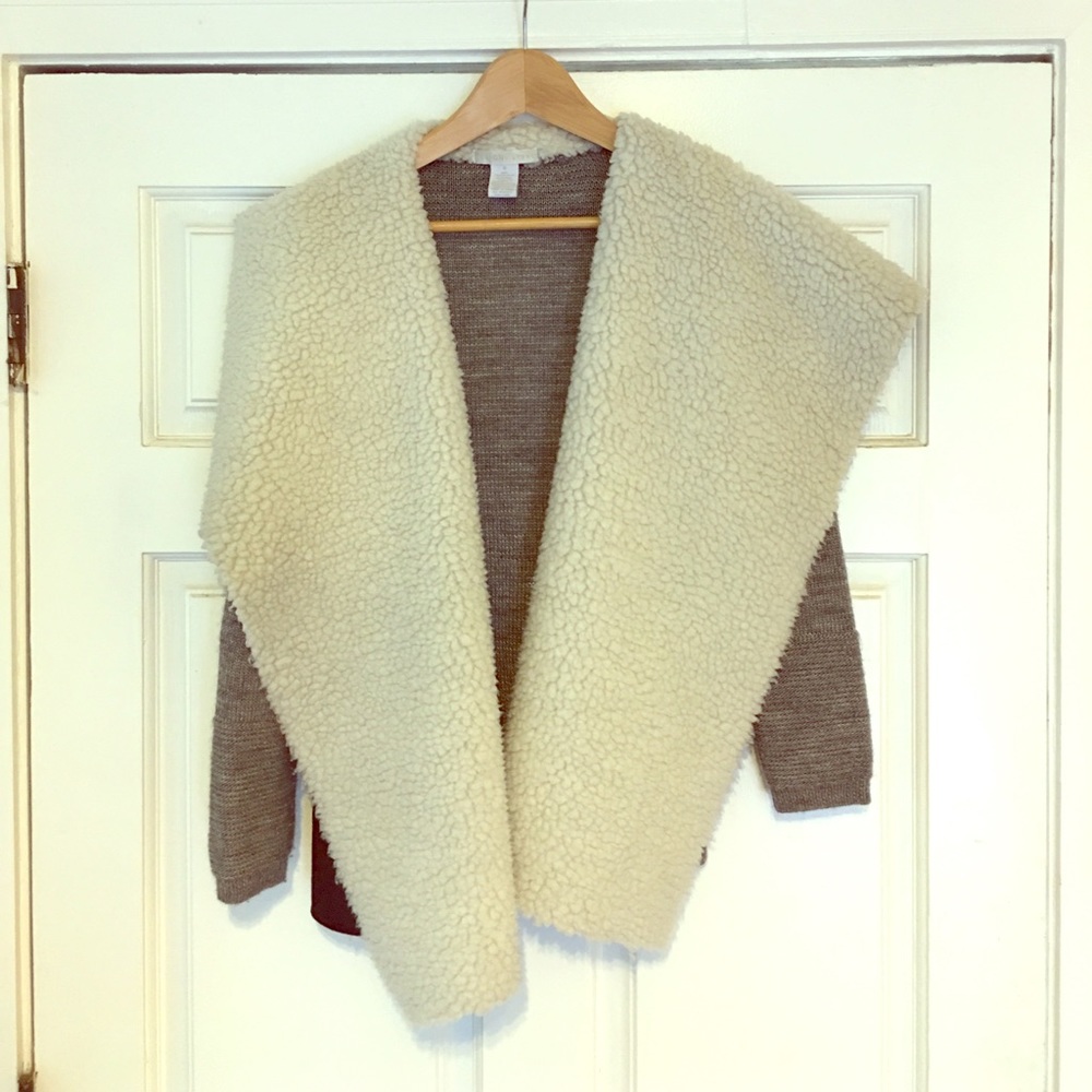 壟SALE壟Design History Draped Faux Suede/Wool/Knit