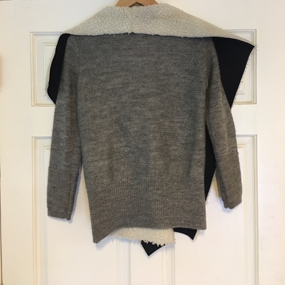 壟SALE壟Design History Draped Faux Suede/Wool/Knit - Picture 7 of 8