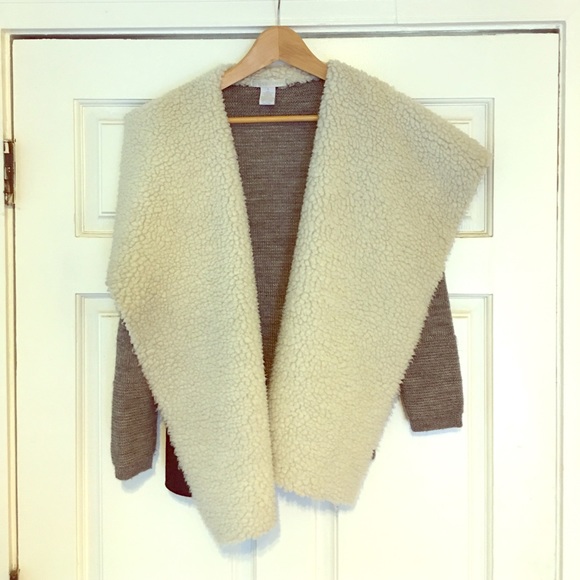 壟SALE壟Design History Draped Faux Suede/Wool/Knit - Picture 1 of 8