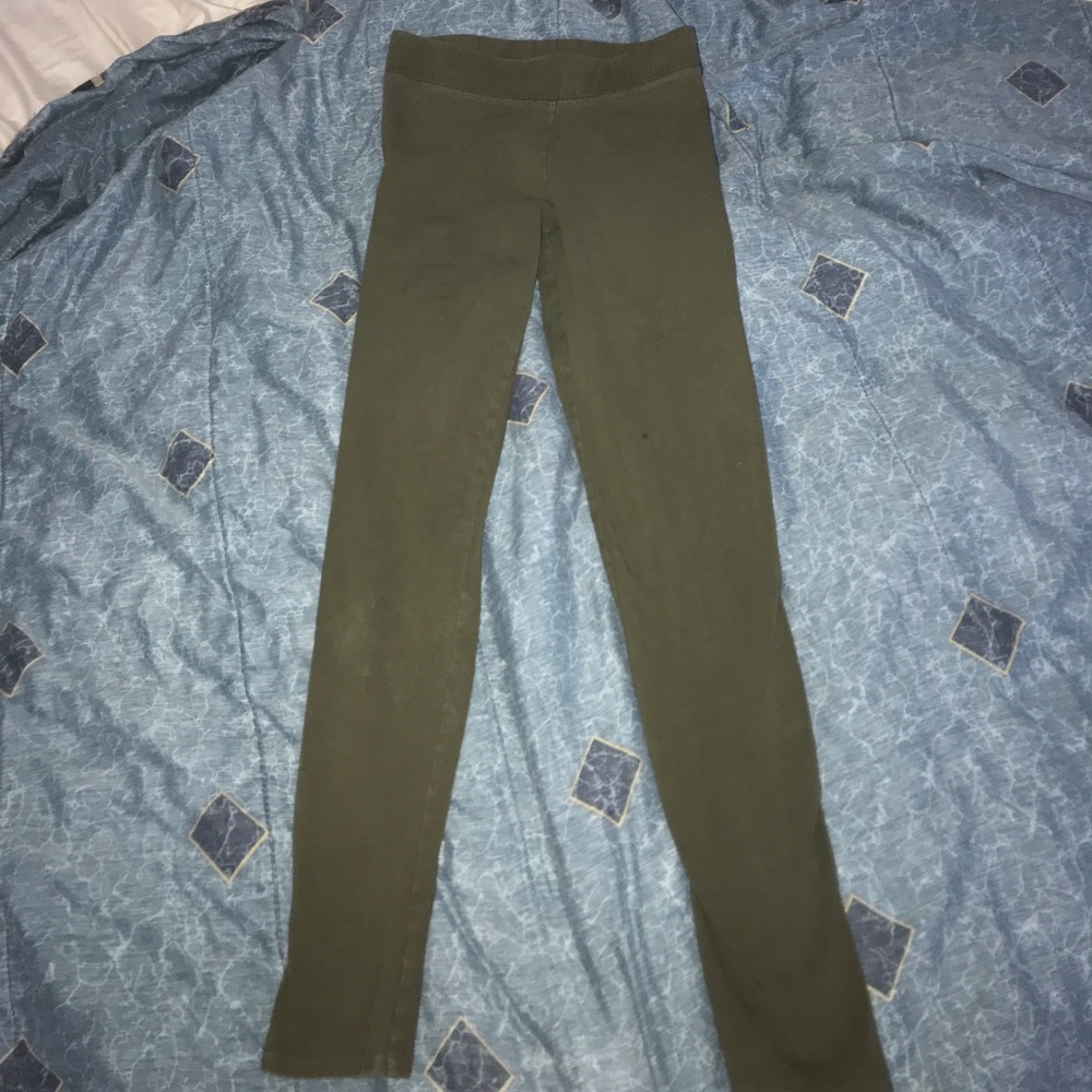 Olive Green Leggings