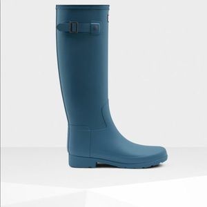 Hunter Original Refined Tall Boots in Blue!