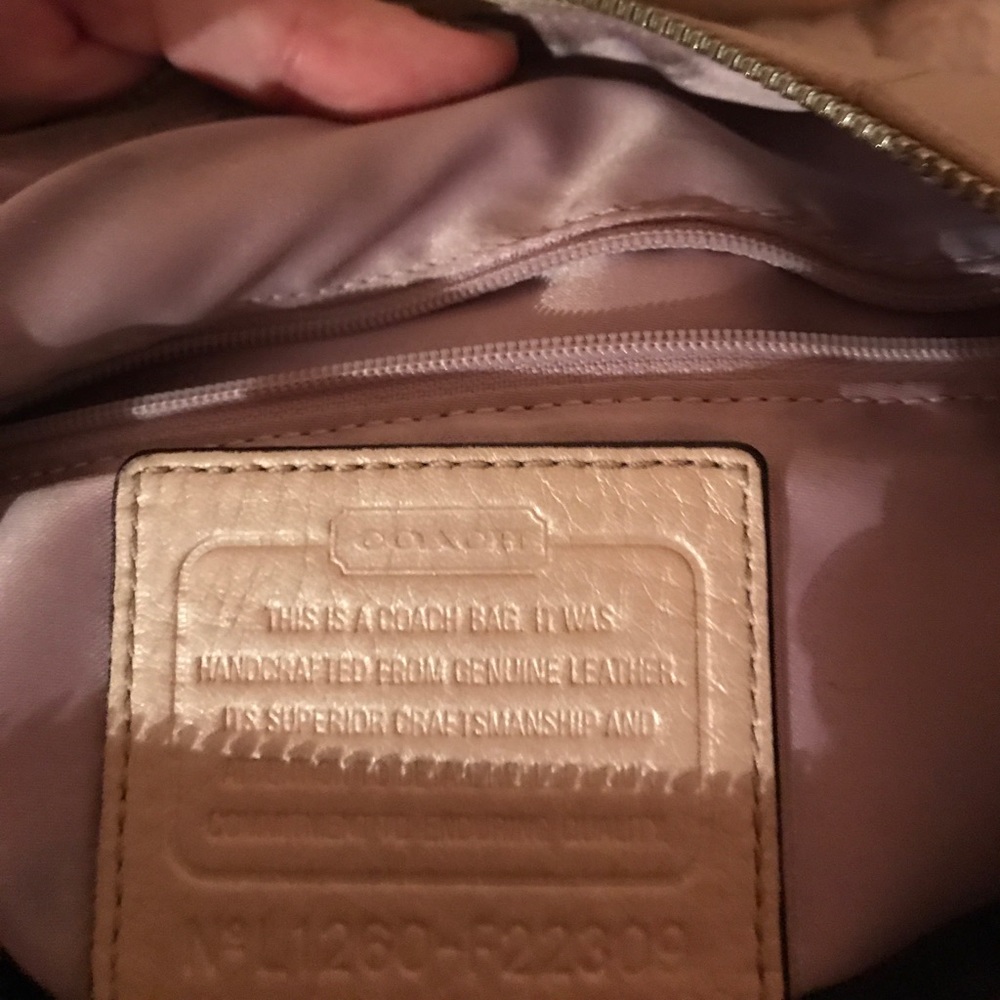 Authentic Leather Coach Purse - Picture 8 of 8