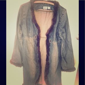 Fur-lined Cotton Jacket