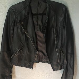 Hollister co. Leather jacket