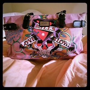 Ed Hardy 'Love Kills Slowly' Purse