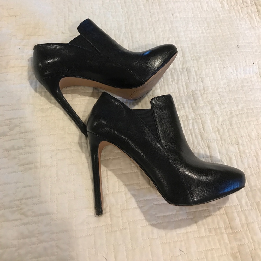 Black ankle booties