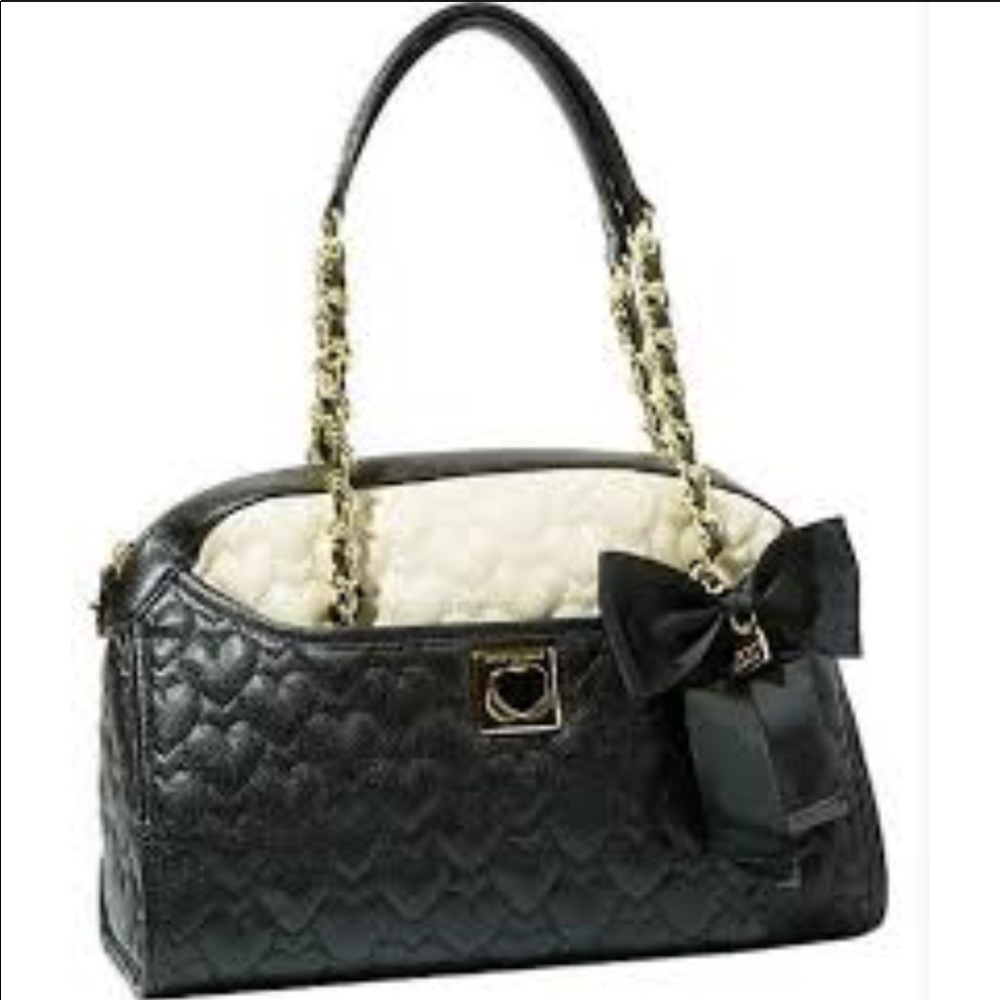 Betsey Johnson Be My Wonderful DOME SATCHEL Bag