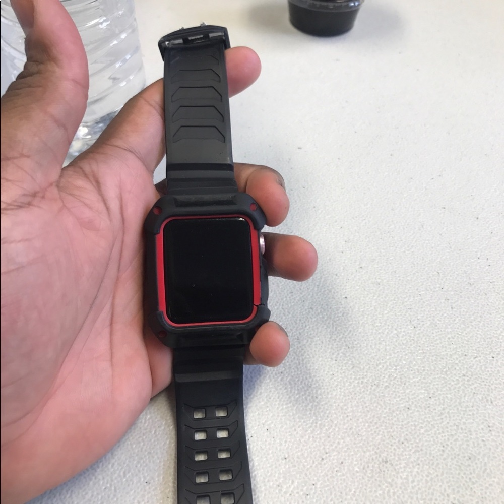 Rose gold 2 series iPhone watch