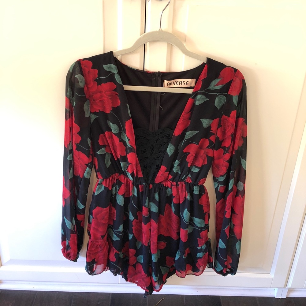 Floral romper!