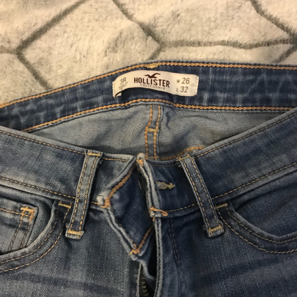 Hollister jeans.
