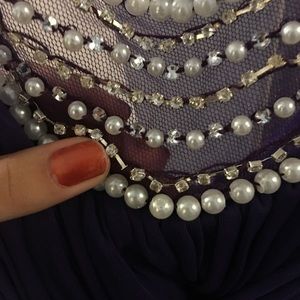 Here is the damage to the dress.