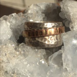 Copper and 925 silver ring 🦋 Silpada