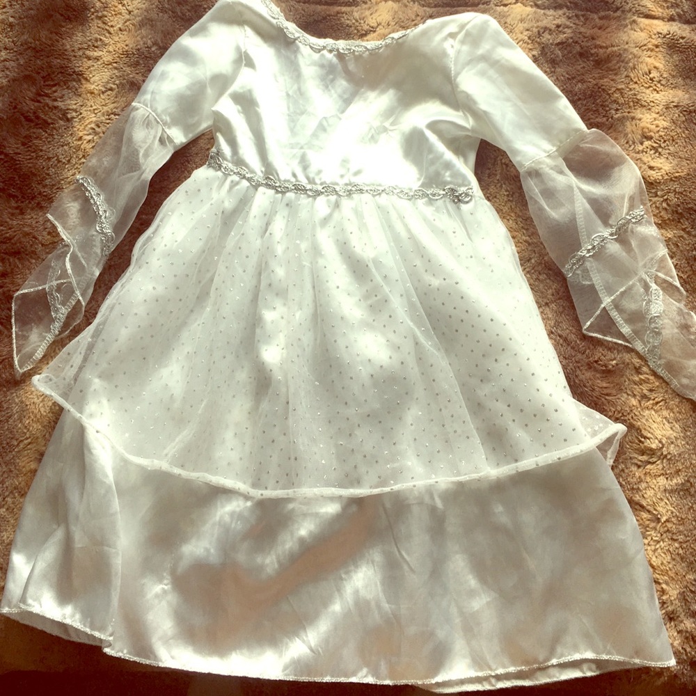 Girls Wedding Dress Costume