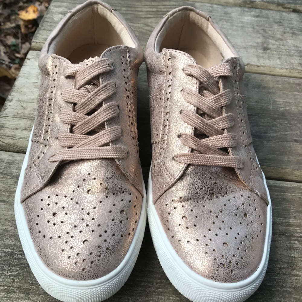 SOLD Rose gold sneakers