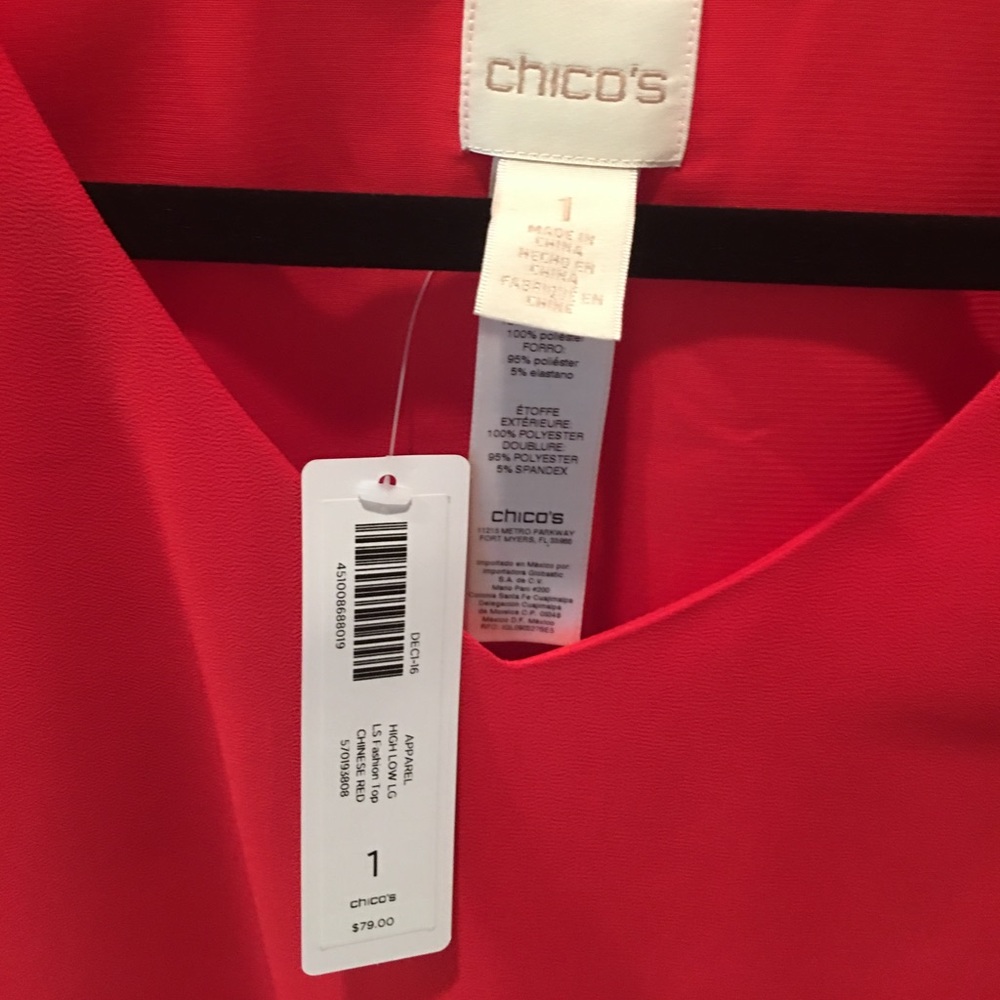 Chico’s Red Tunic - image 6