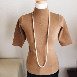 Carmel Half Sleeve Knit Sweater