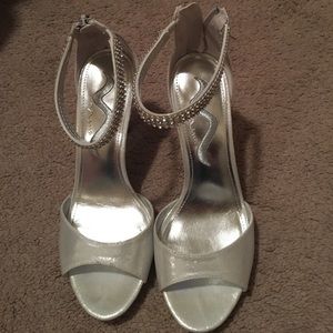 Silver heels