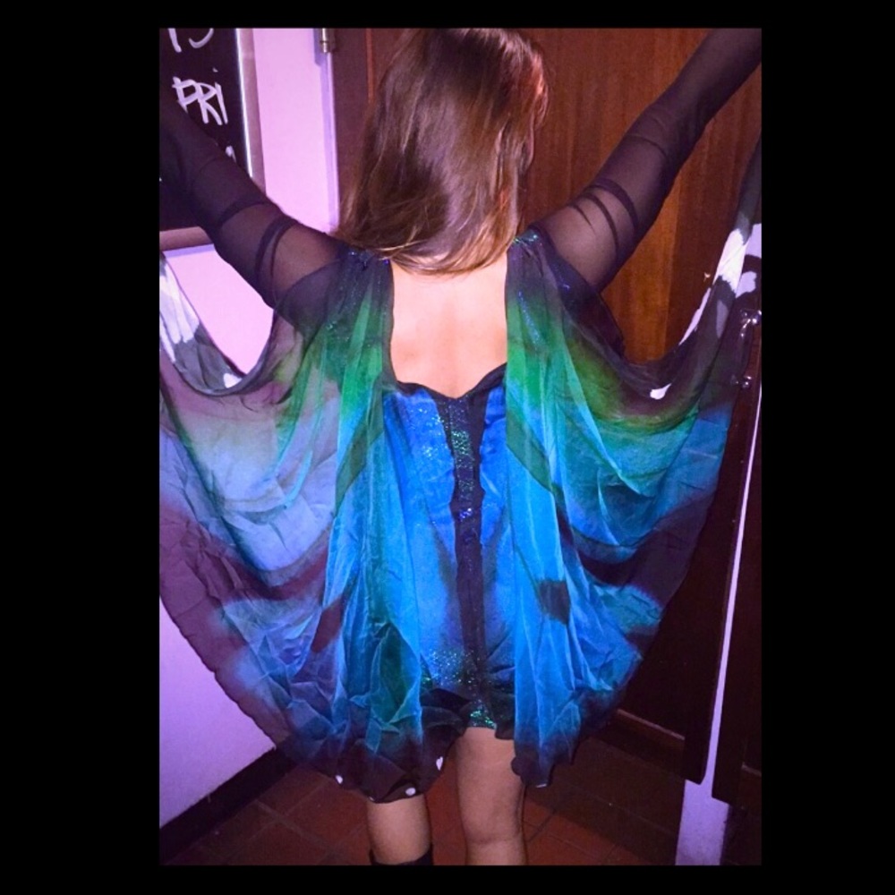 Butterfly Metallic Dress Halloween Costume