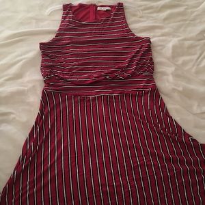 Loft red dress Large
