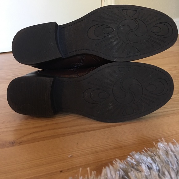 Mid-Calf Faux Leather Zip-Up Boots LikeNew - Picture 2 of 8