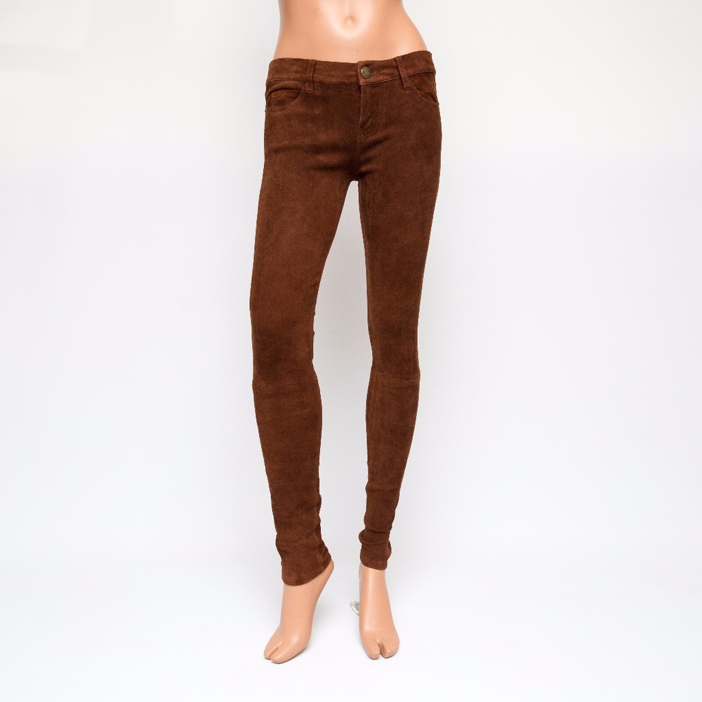 Current/Elliott 27x30 Suede Lamb Leather Pants