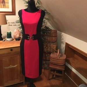 Black and red dress