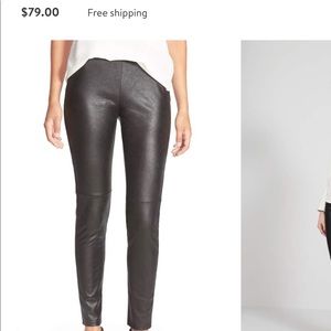 Trouve Vegan Leather Leggings