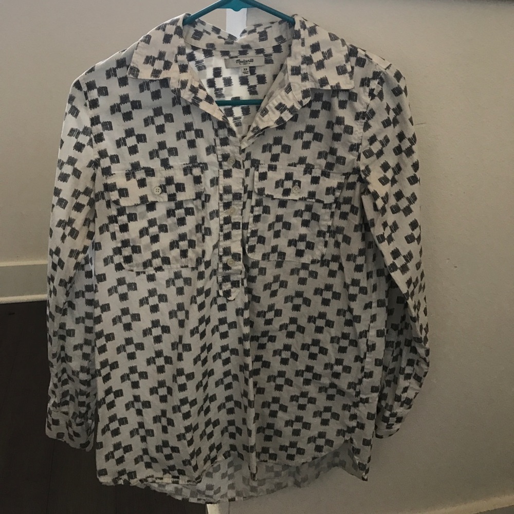 Madewell Pop over button down