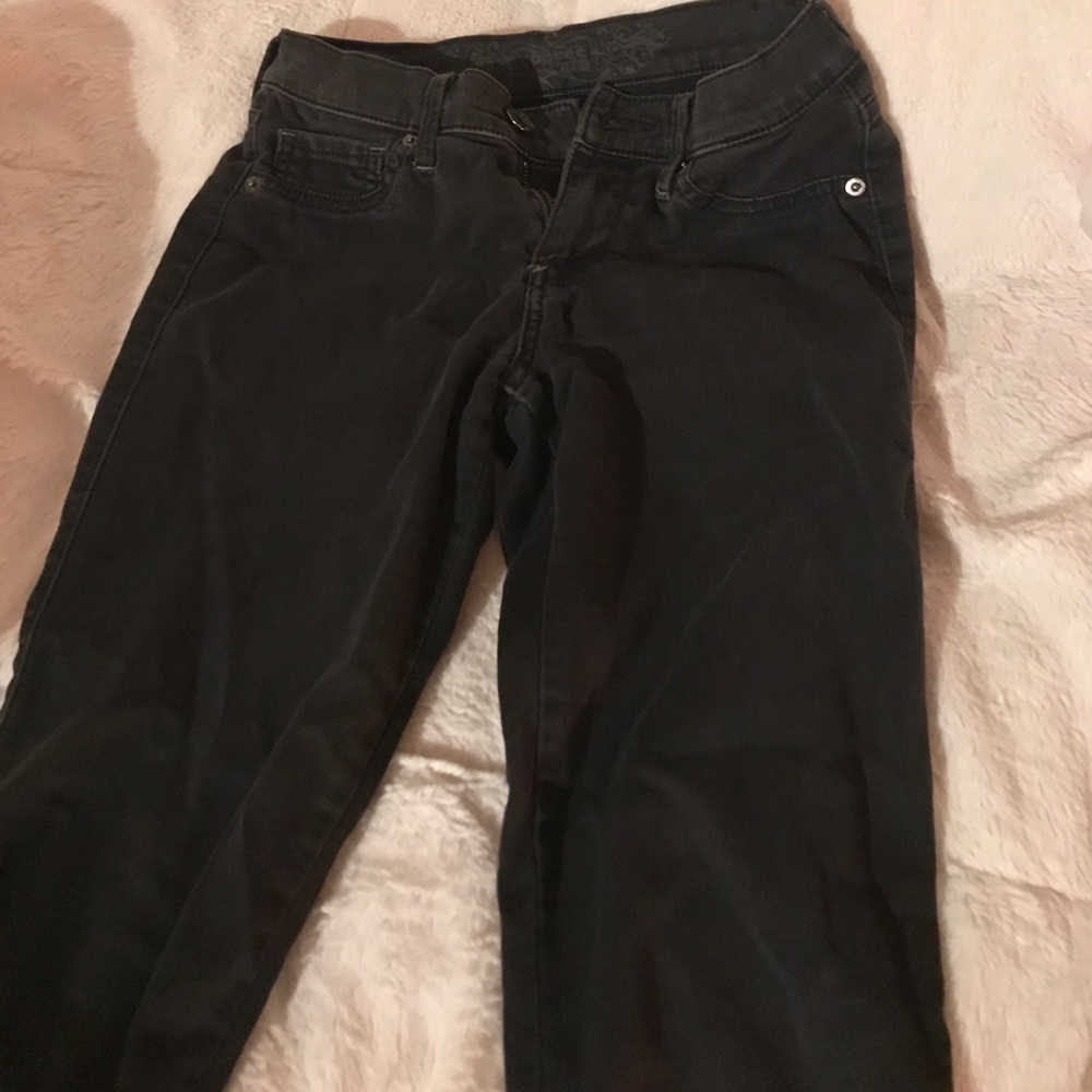 Express black jeggings