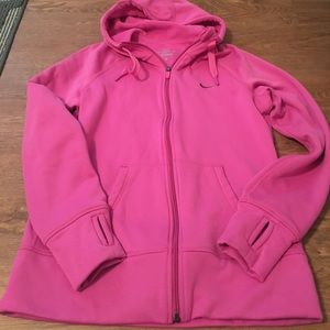 Niketherma fit pink sweatshirt