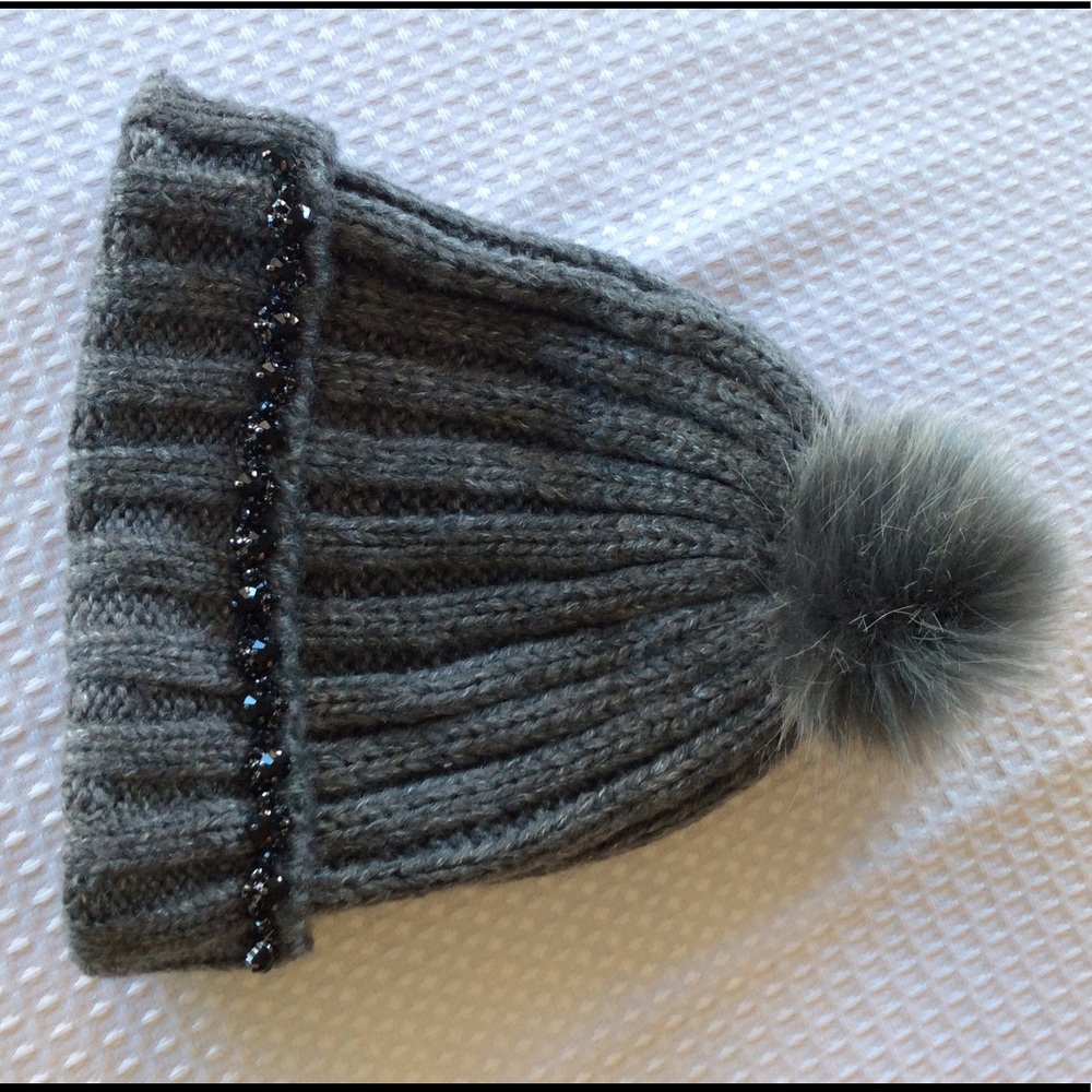The Limited jeweled beanie. NEW