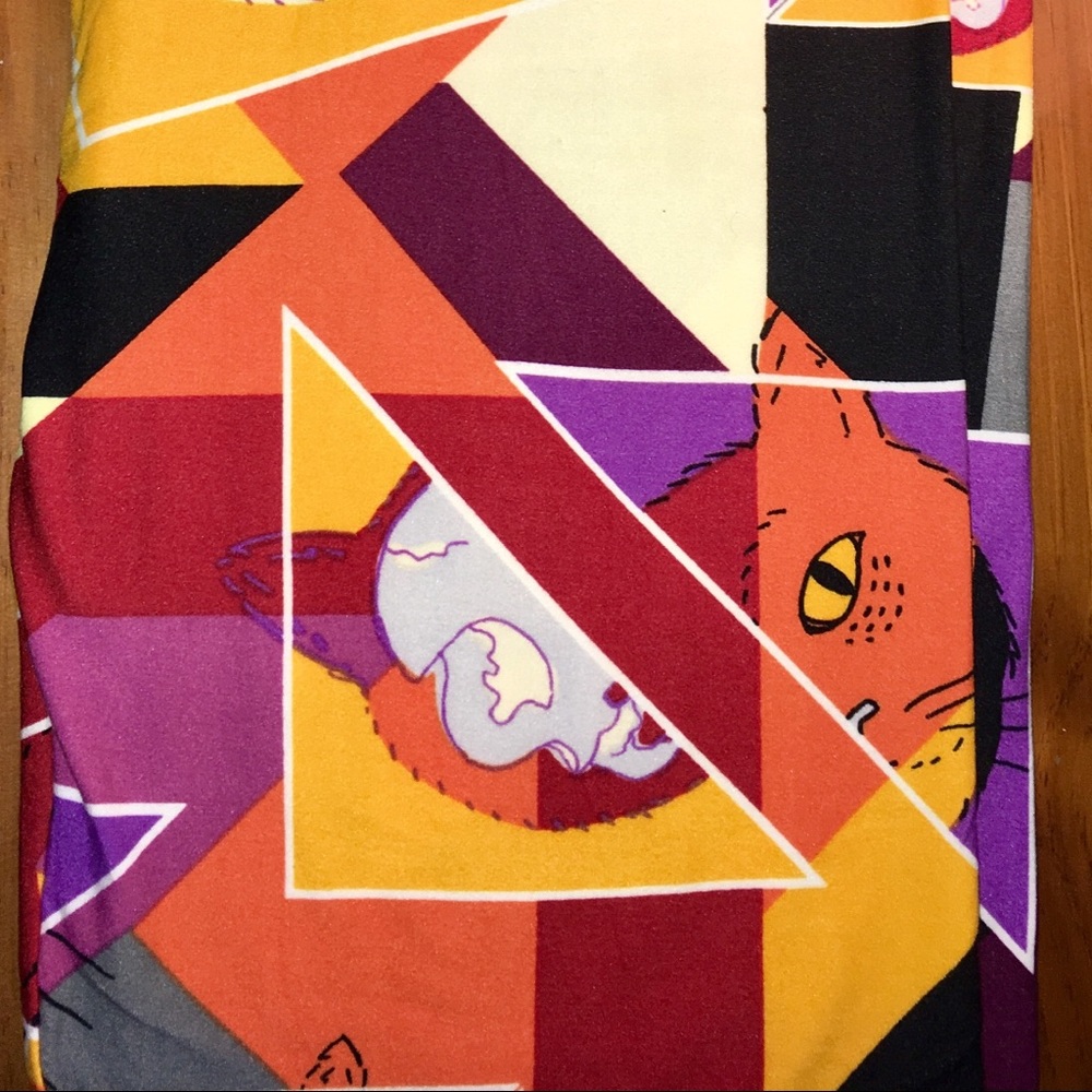 TC LulaRoe Halloween Cat Leggings