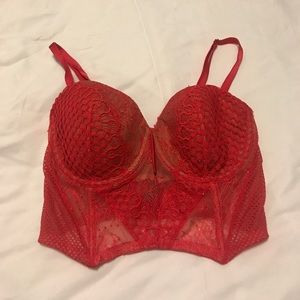 Red hot Bustier