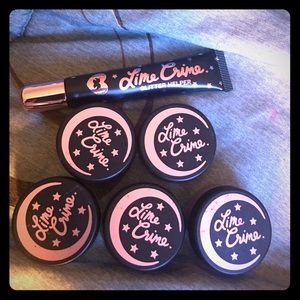 Lime Crime 5 Horoscope loose glitter with Glue