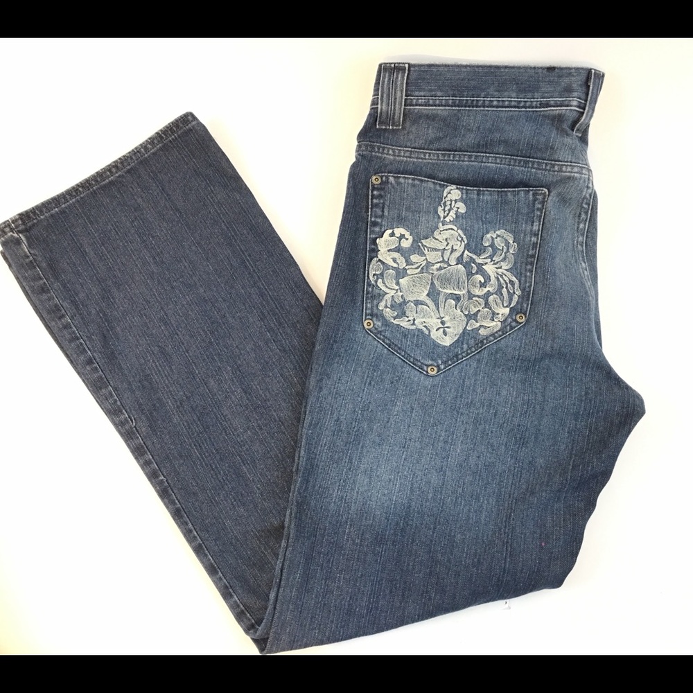 International Concepts INC embroidered jeans 🔥🔥