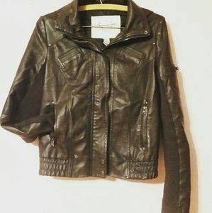 {American Rag} Faux Leather Jacket