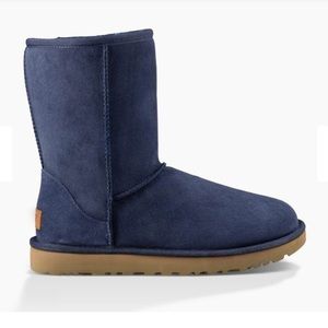 Navy blue short classic uggs