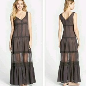 Free people Victorian style maxi dress