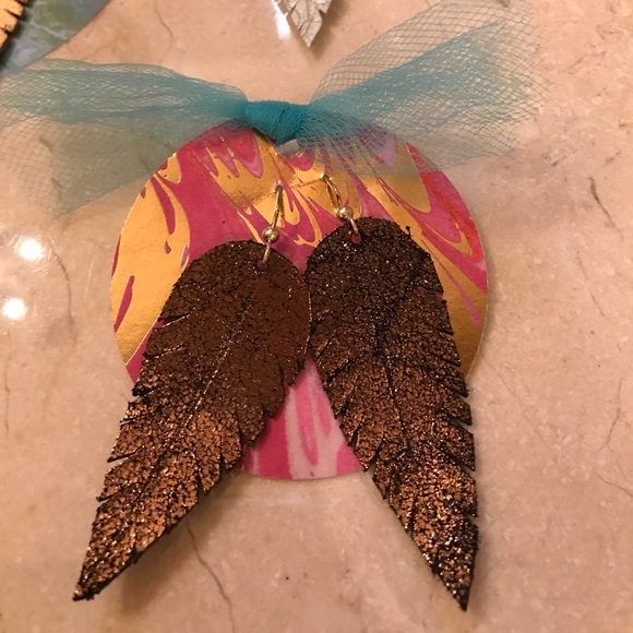 Leather Earrings - Picture 3 of 8