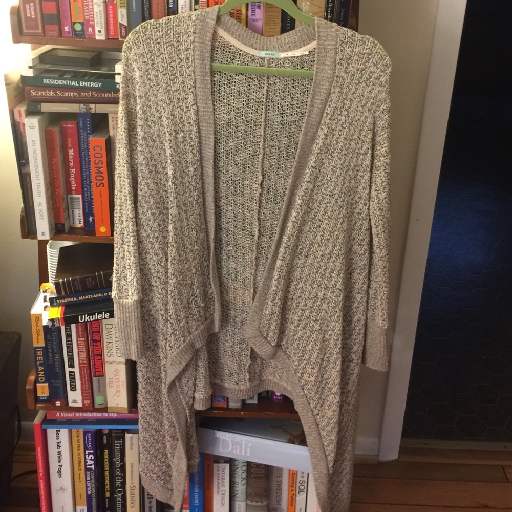 UO Sweater- cream, brown, light pink 