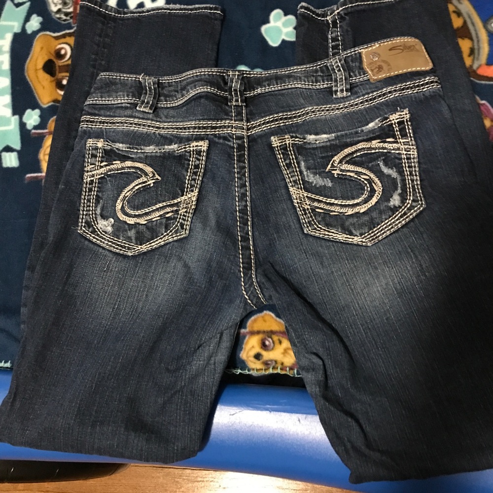 Silver jeans