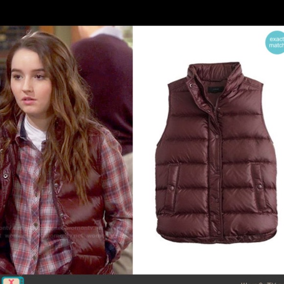 🔥JCREW maroon puff vest!!❤️❤️ - Picture 4 of 4