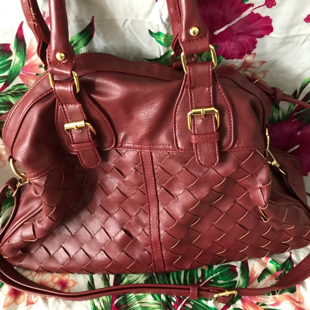 Burgundy LARGE CROSSBODY