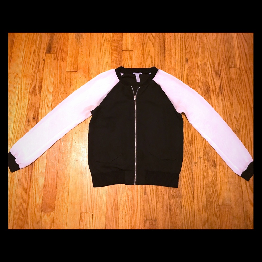 Black and White Jacket size M Charlotte Russe